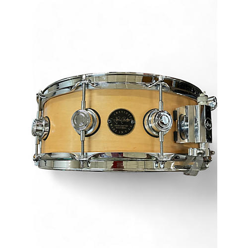 Used DW 5X14 Craviotto Snare Natural Drum Natural 8