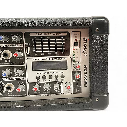 Used Pyle PMX802M  Powered Mixer