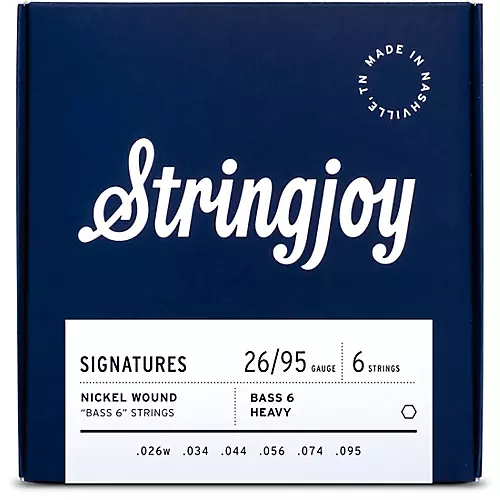 Stringjoy Signatures Bass VI Nickel Wound Guitar Strings 26 - 95