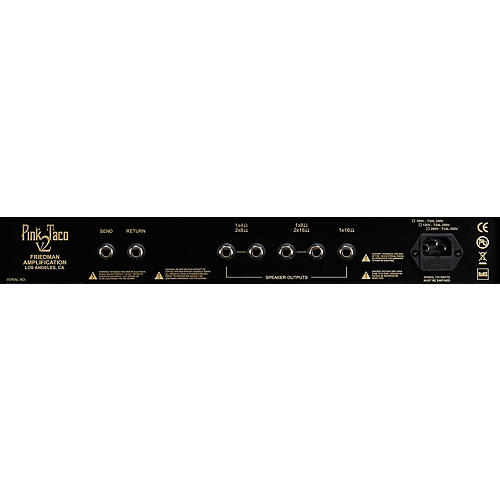 Friedman Pink Taco II 20W Tube Guitar Amp Head Black