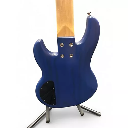 Used Alien Audio constellation 5 string Blue Electric Bass Guitar Blue