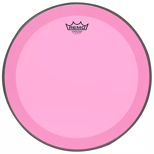 Remo Powerstroke P3 Colortone Pink Bass Drum Head 16 in.