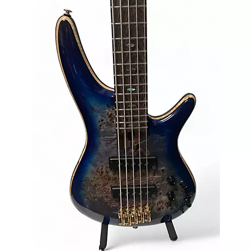 Used Ibanez SR2605 Cerulean Blue Electric Bass Guitar Cerulean Blue