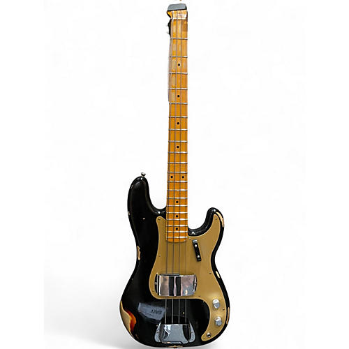 Used Fender LTD 58 P BASS RELIC Black Electric Bass Guitar Black