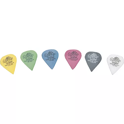 Dunlop Tortex Sharp Guitar Picks 1 Dozen 1.0 mm