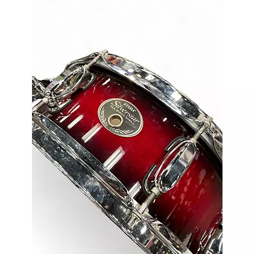 Used TAMA 5 Piece Silverstar Red to Black Fade Drum Kit Red to Black Fade