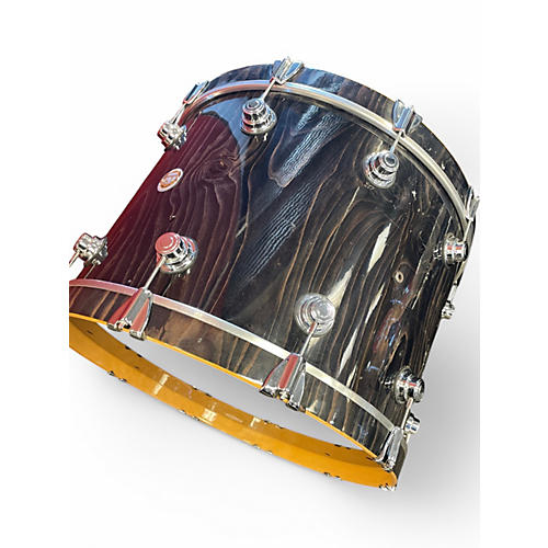 Used 2004 DW 4 Piece Collector's Series Exotic Black Lacquer Drum Kit Black Lacquer