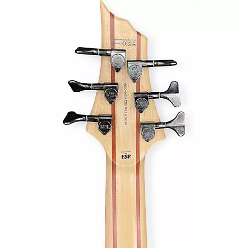 Used ESP LTD B206SM 6 String Spalted Maple Electric Bass Guitar Spalted Maple