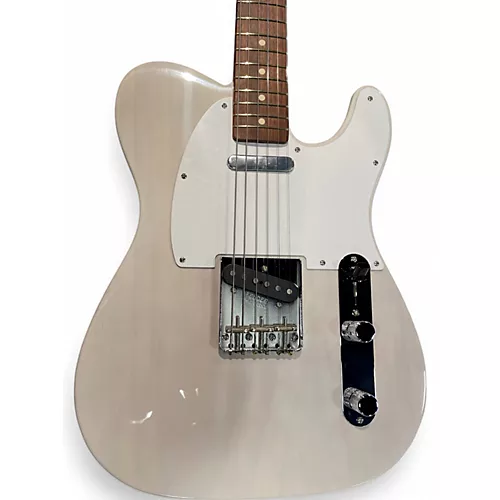 Used Fender Jimmy Page Mirror Telecaster White Blonde Solid Body Electric Guitar White Blonde