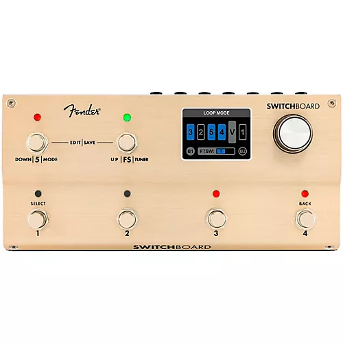Fender Switchboard Effects Operator Loop Switcher Pedal Champagne