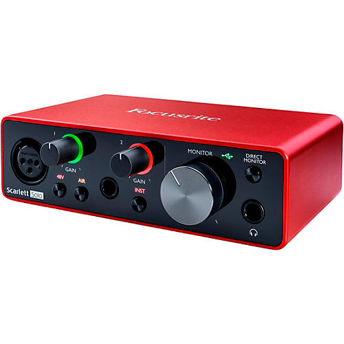 Focusrite Scarlett Solo USB Audio Interface Gen 3