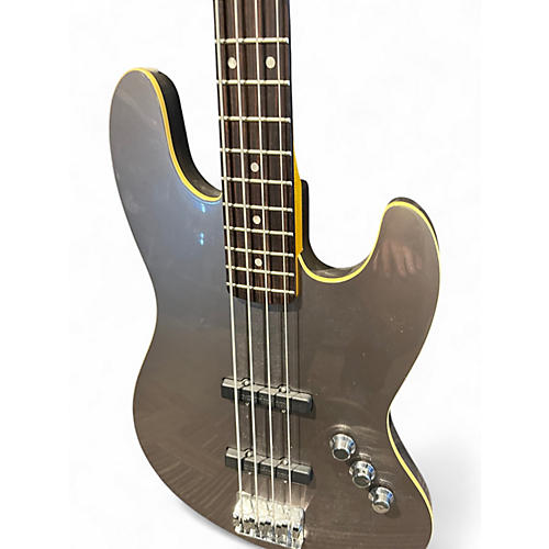 Used Fender Aerodyne Jazz Bass Gray Electric Bass Guitar Gray
