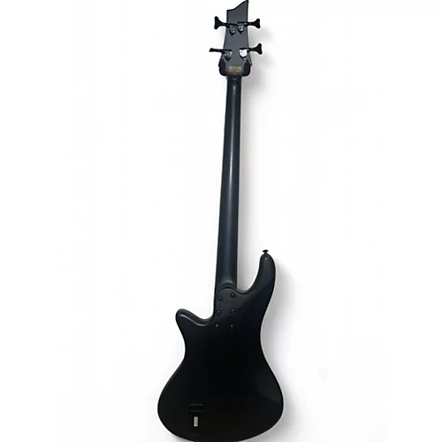 Used Schecter Guitar Research stiletto 4 Black Electric Bass Guitar Black