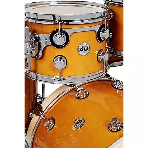 DW 5-Piece Collector's Series Santa Monica Shell Pack With Chrome Hardware Butterscotch