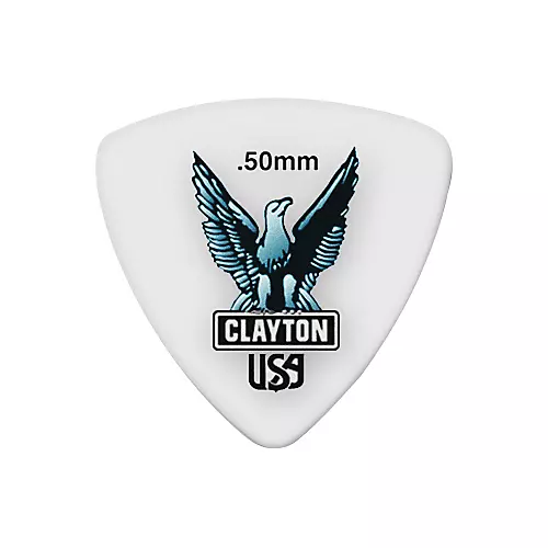 Clayton Acetal Rounded Triangle Guitar Picks 1.26 mm 1 Dozen