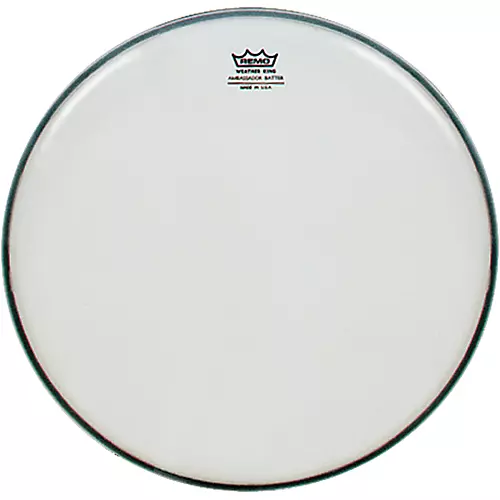 Remo Smooth White Ambassador Batter Drumhead 14 in.