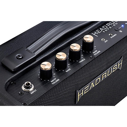 HeadRush FRFR-GO 2x3 30W Powered Speaker Cabinet With Rechargeable Battery and Bluetooth Black