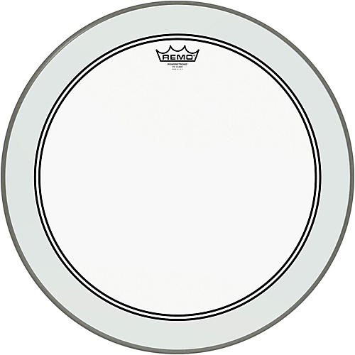 Remo Powerstroke 3 Clear Bass Drum Head With Impact Patch 22 in.