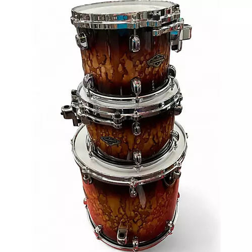 Used TAMA 4 Piece STARCLASSIC BUBINGA/BIRCH MOLTEN BROWN Drum Kit MOLTEN BROWN