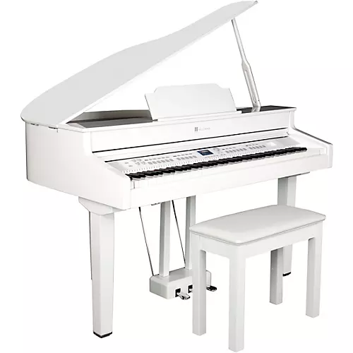 Williams Symphony Grand II Digital Micro Grand Piano With Bench Mahogany Red 88 Key