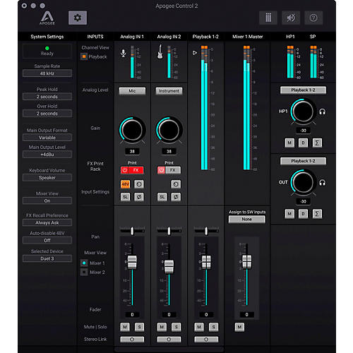 Apogee Duet 3 2x4 USB-C Audio Interface