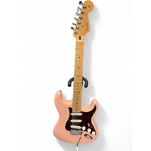 Used Fender LIMITED EDITION PLAYER STRATOCASTER Shell Pink Solid Body Electric Guitar Shell Pink