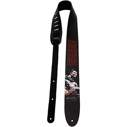 Perri's Elvis Direct To Leather 68 Comeback Guitar Strap 2.5 in.