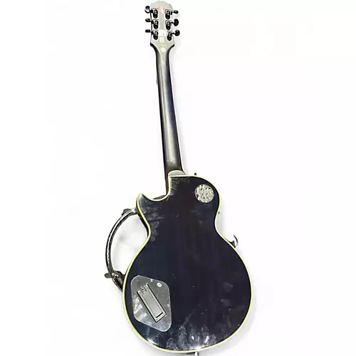 Used 2014 Epiphone Les Paul Prophecy Custom EX Baltic Blue Solid Body Electric Guitar Baltic Blue