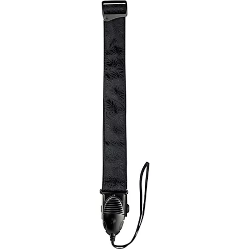 D'Addario Acoustic Quick-Release Guitar Strap, Black Swirls Black 2 in.