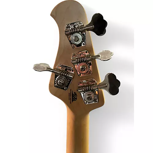 Used 2017 Ernie Ball Music Man Stingray 3 EQ HH Powder Blue Electric Bass Guitar Powder Blue