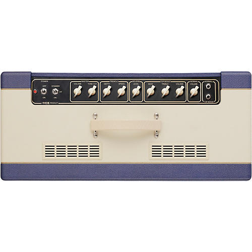 VOX AC15 Custom 15W 1x12 Limited-Edition Tube Guitar Combo Amp Blue/Cream