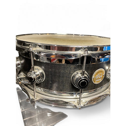 Used DW 6X14 Edge Series Snare Ebony Drum Ebony 13