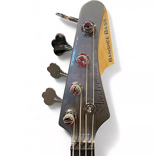 Used Schecter Guitar Research Banshee Bass Carbon Grey Electric Bass Guitar Carbon Grey