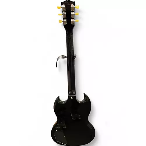 Used 2011 Gibson 50th Anniversary SG Standard 24 Black Solid Body Electric Guitar Black