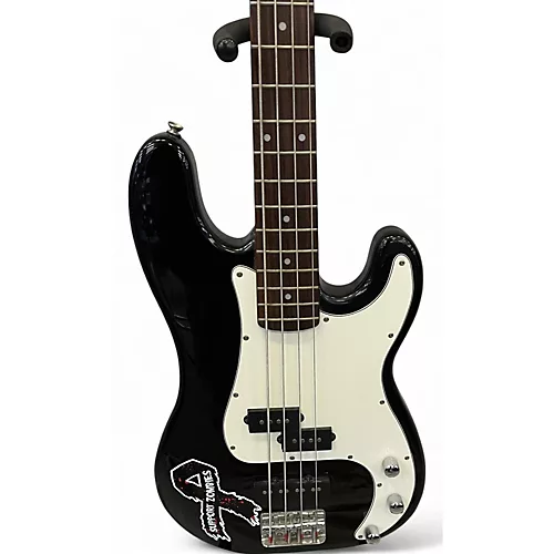 Used Squier Precision Bass Special Black Electric Bass Guitar Black