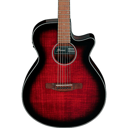 Ibanez AEG70 Flamed Maple Top Grand Concert Acoustic-Electric Guitar Blue Ocean Burst
