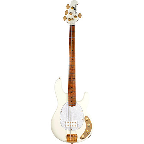 Ernie Ball Music Man StingRay Special H Electric Bass Guitar Ivory White