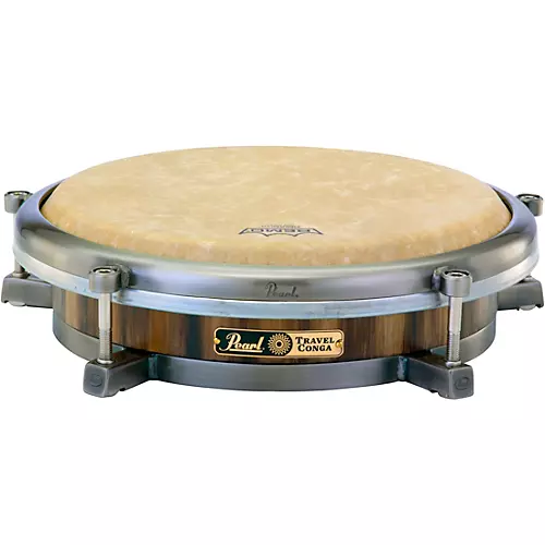 Pearl Pearl Travel Conga 11.75 in. Caramel Brown