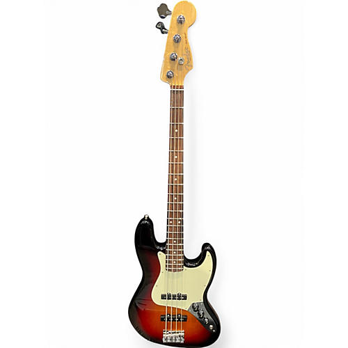 Used Fender American Professional Jazz Bass 3 Tone Sunburst Electric Bass Guitar 3 Tone Sunburst