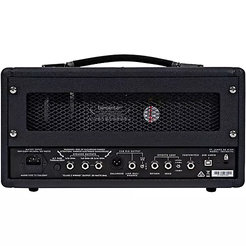 Blackstar St. James 50 6L6 50W Tube Guitar Head Black