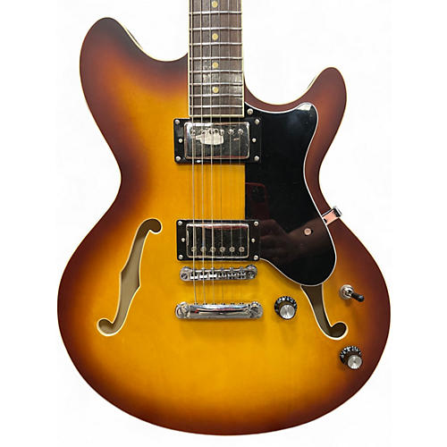 Used Eart  E325 HONEYBURST Hollow Body Electric Guitar HONEYBURST