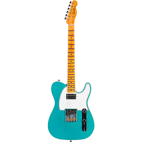 Fender Custom Shop Postmodern Telecaster Journeyman Relic With Closet Classic Hardware Electric Guitar Aged Aztec Gold