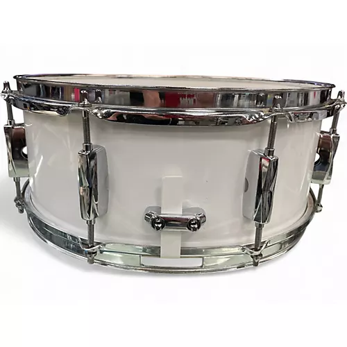 Used Pearl 14X5.5 EXPORT SNARE White Drum White 211