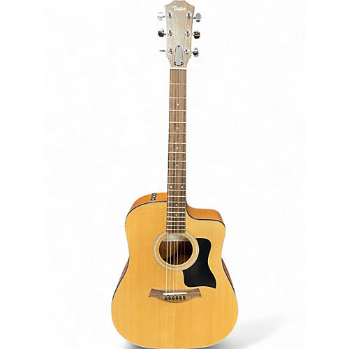 Used Taylor 110CE Natural Acoustic Electric Guitar Natural