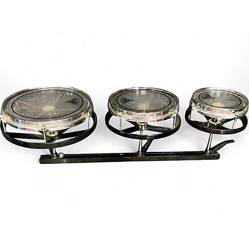 Used Remo Multiple Rototom Chrome Roto Toms Chrome 140