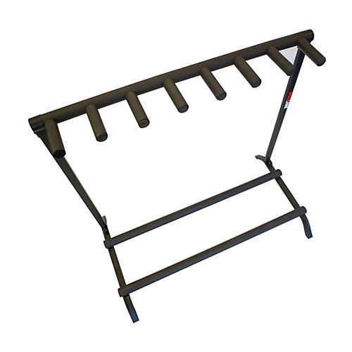 Proline PLMS7 7-Guitar Folding Stand Black