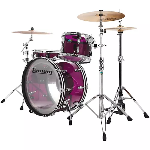 Ludwig Vistalite 3-Piece Pro Beat Shell Pack With 24