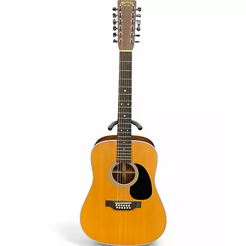 Used Martin D1228 Natural 12 String Acoustic Guitar Natural