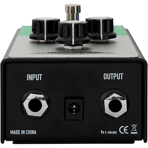 Ashdown Compact Pro Drive Bass Distortion Effects Pedal Silver and Green