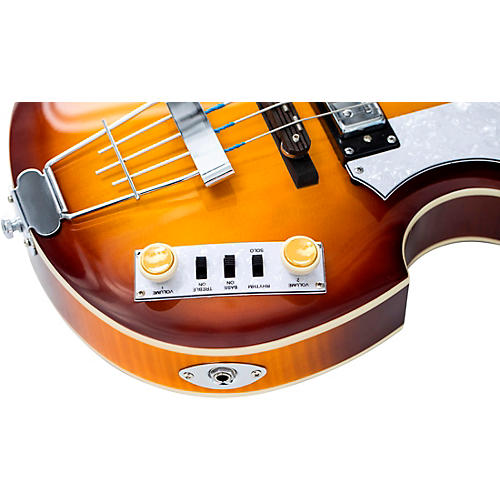 Hofner Ignition Series Short-Scale Violin Bass Guitar Green Burst